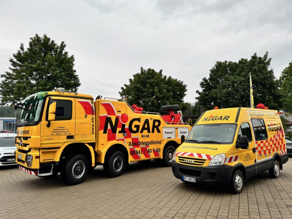 Abschleppen | KFZ-Meisterbetrieb Nigar Kaufbeuren